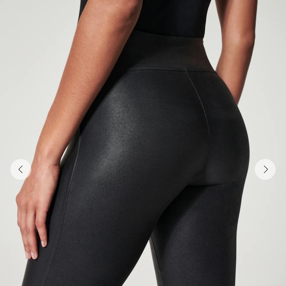 Spanx Shape Faux Leather Leggings - Picture 3 of 6